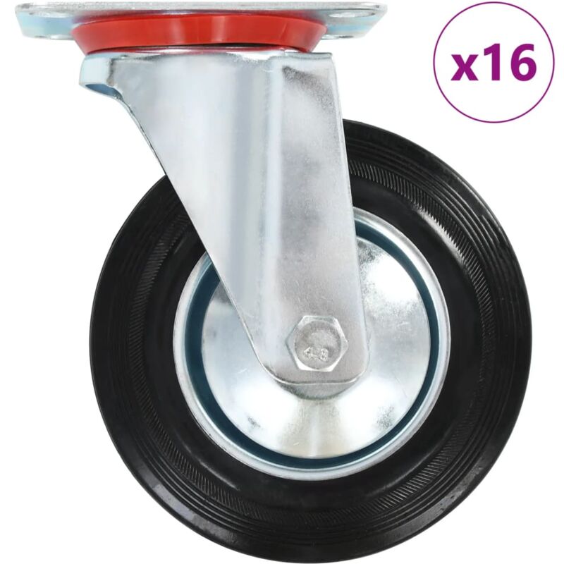 foto del prodotto ruote girevoli 16 pz 160 mm vidaxl