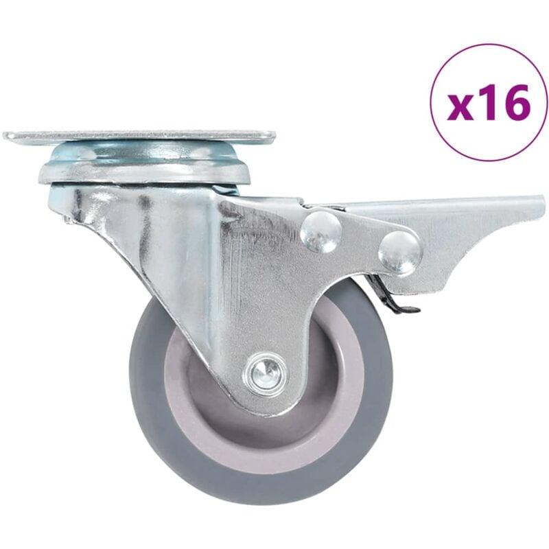 foto del prodotto ruote girevoli 16 pz 50 mm vidaxl