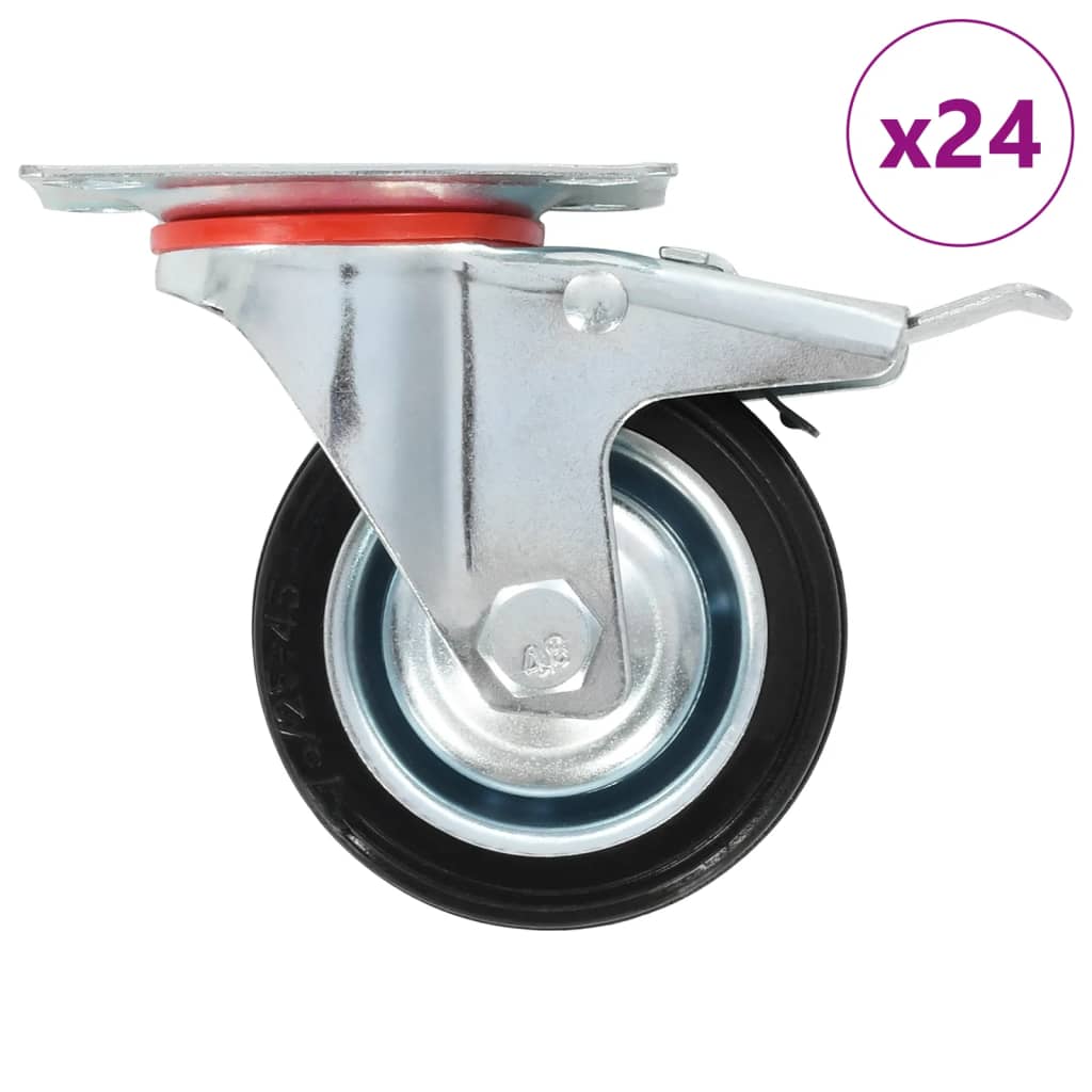 foto del prodotto ruote girevoli 24 pz 75 mm cod mxl 68971