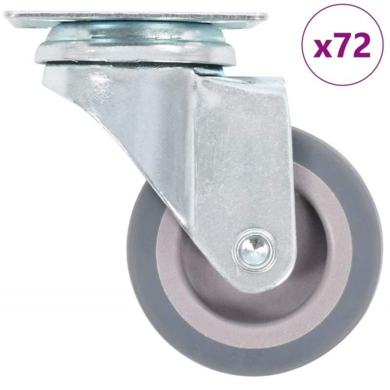 foto del prodotto ruote girevoli 72 pz 50 mm - vidaxl