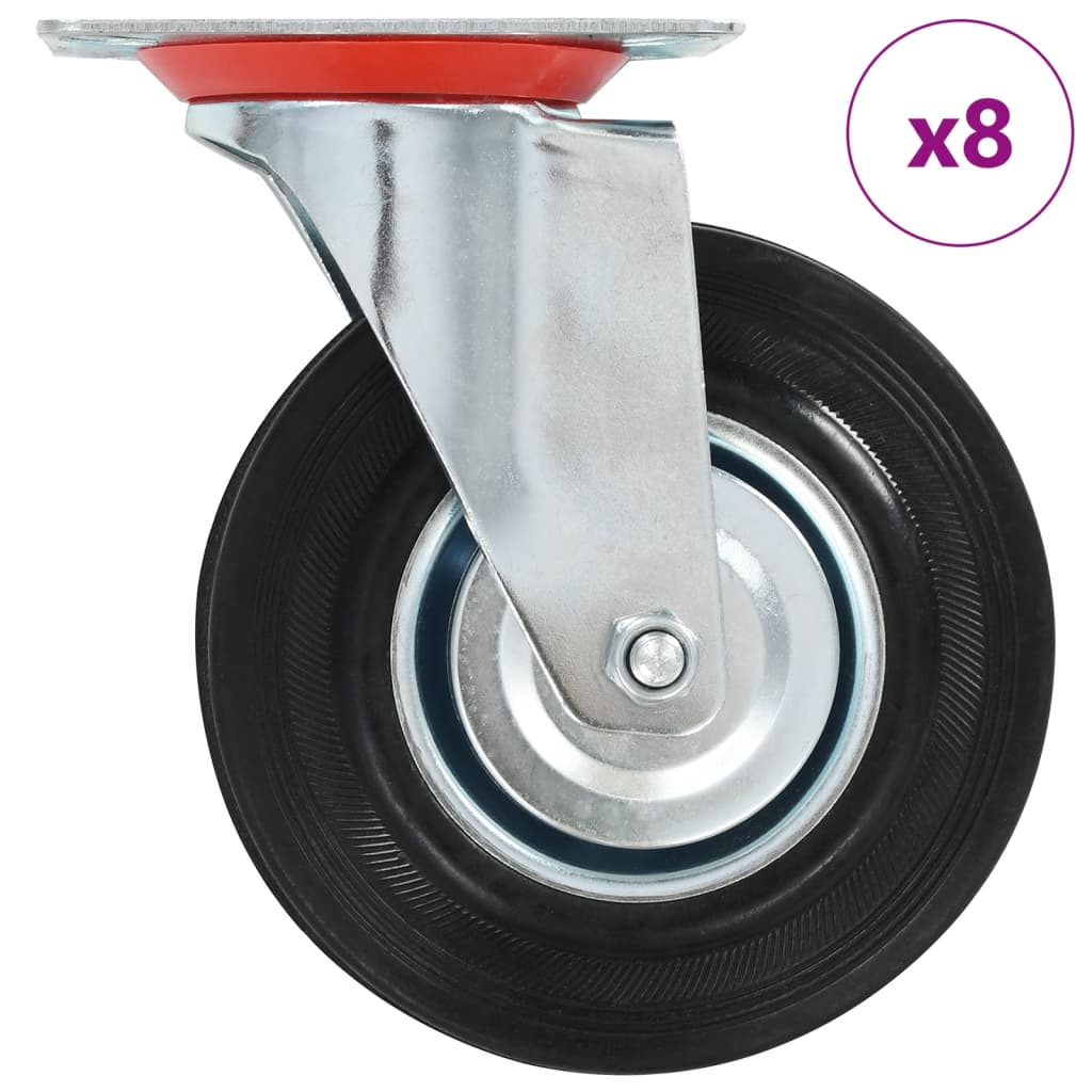 foto del prodotto ruote girevoli 8 pz 125 mm cod mxl 66562