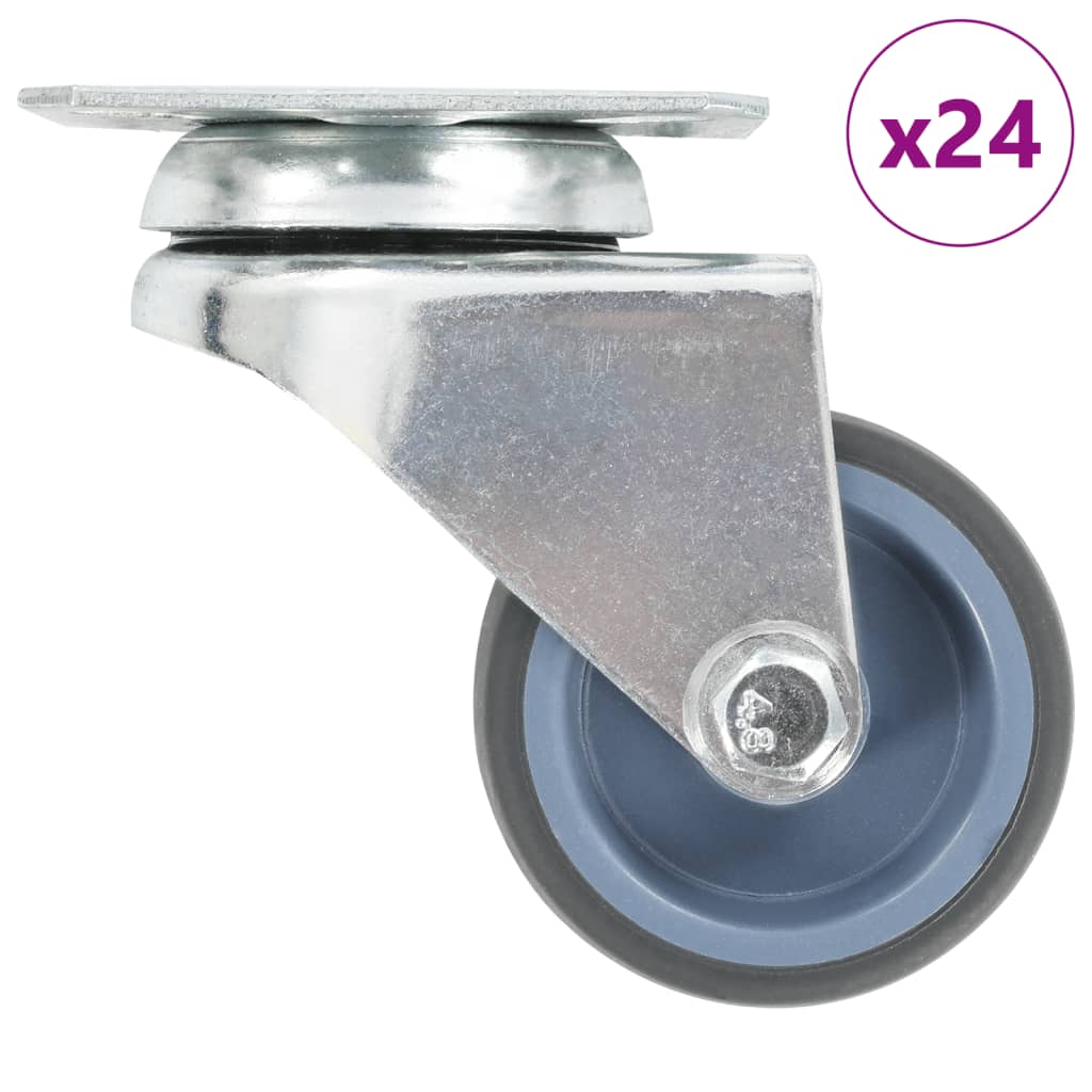 foto del prodotto ruote girevoli gemellate 24 pz 50 mm
