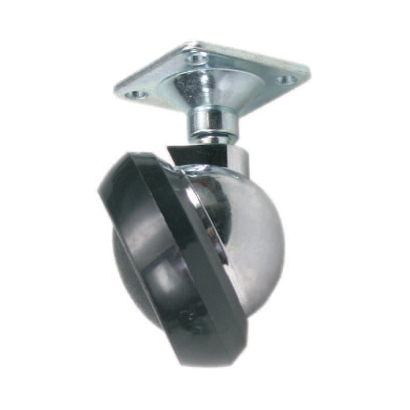 foto del prodotto ruote mezza sfera con piastra mm.42 piastra mm.28x28