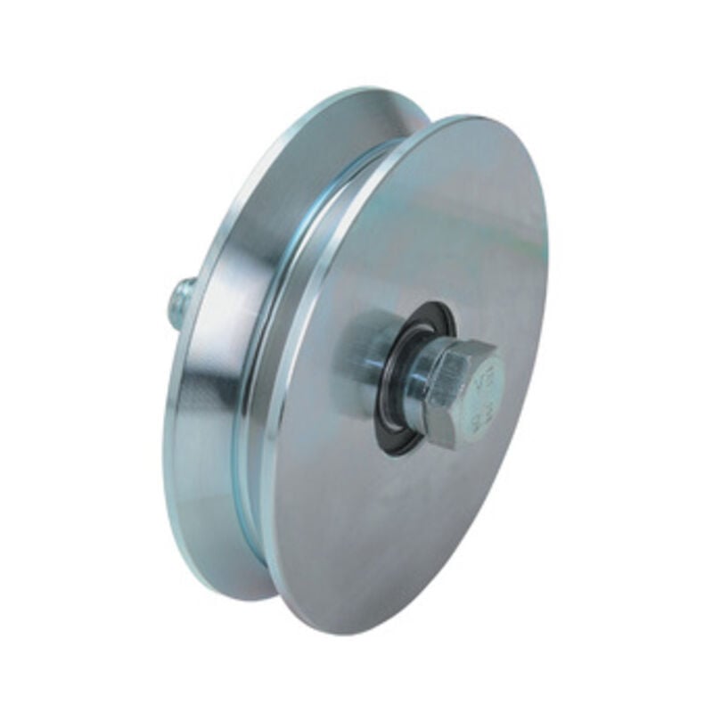 foto del prodotto ruote x cancello g. y con bullone 2 cuscinetto mm.140. prezzo per 1 pezzo.