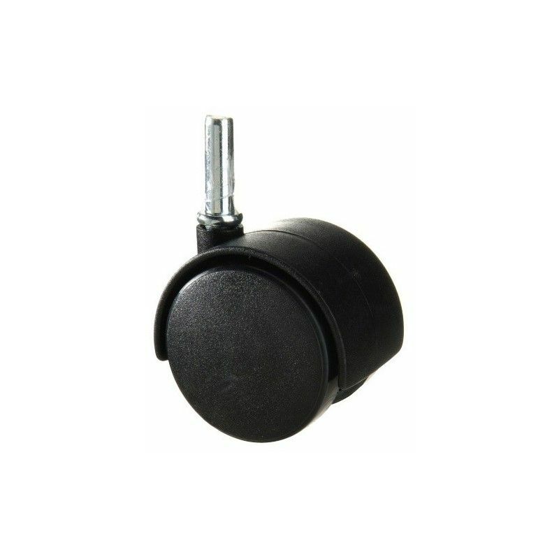foto del prodotto ruotino domestico nylon nero punta 50 mm.