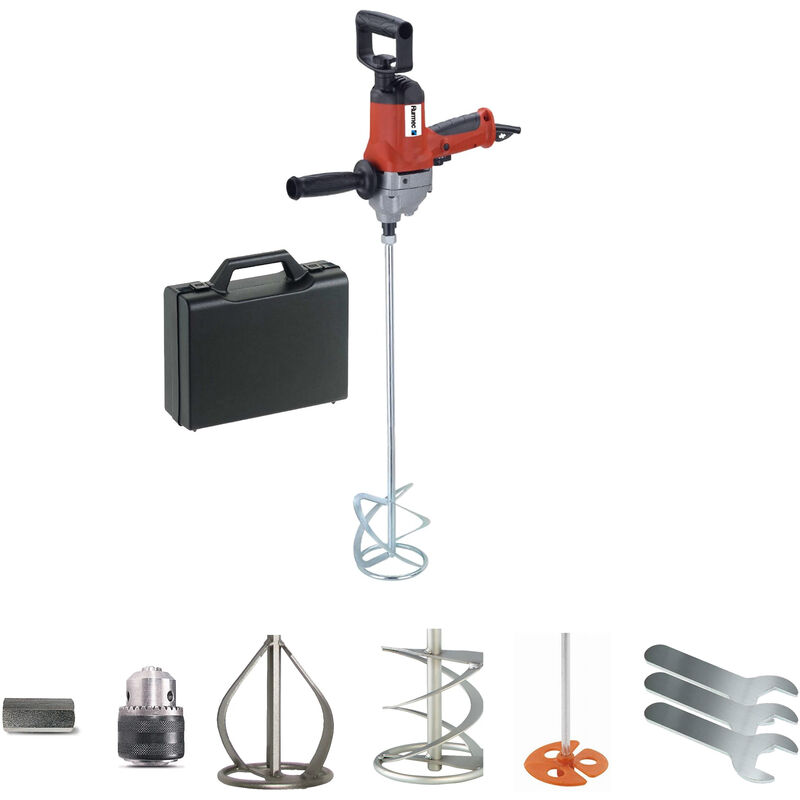 foto del prodotto rurmec mx8 miscelatore elettrico 220 240v 1050w con regolatore di velocit 3 fruste in dotazione attacco universale