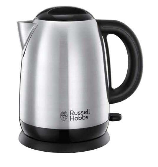 foto del prodotto russell hobbs adventure bollitore elettrico 1,7 l nero, argento 2400 w