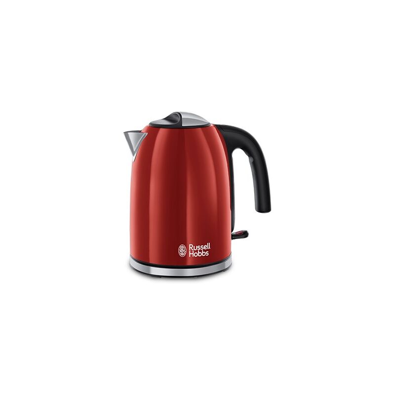 foto del prodotto russell hobbs bollitore colours plus 2400w flame rosso