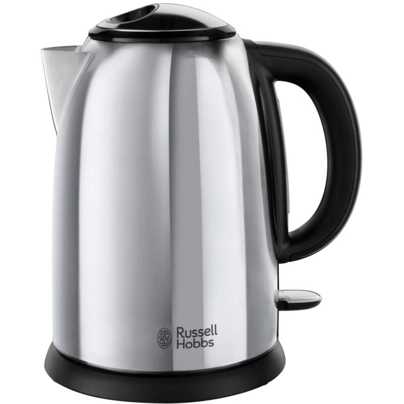 foto del prodotto russell hobbs bollitore elettrico 1,7 l, 2400 w acciaio inox lucido funzione di ebollizione rapida, filtro anticalcare rimovibile, beccuccio,