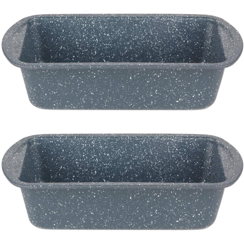 foto del prodotto russell hobbs combo 5443 nightfall pan in pietra, 28 cm, marmo blu, set di 2