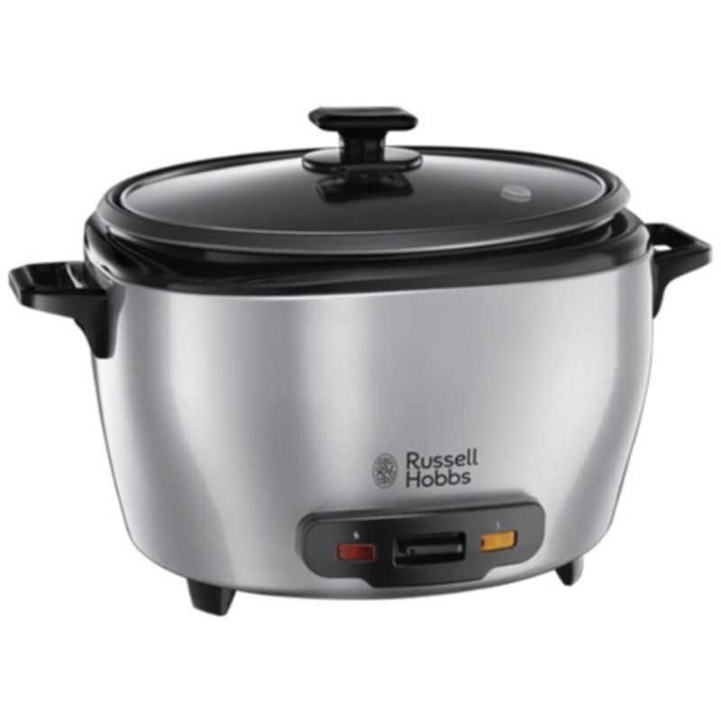 foto del prodotto russell hobbs cuociriso grande 2,5 l incluso inserto per cottura a vapore pentola con rivestimento antiaderente cucchiaio per riso misurino,
