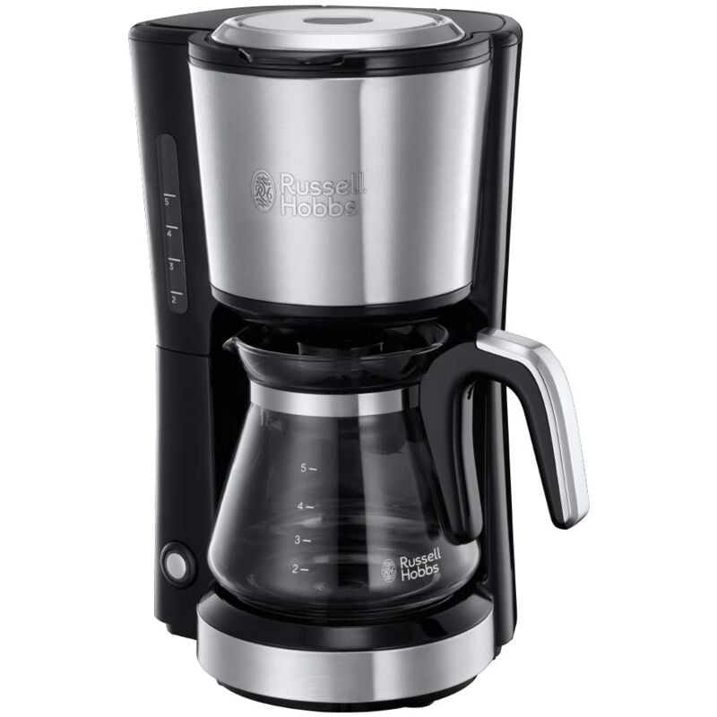 foto del prodotto russell hobbs macchina caff americano mini con filtro per estrazione e aroma ottimali design compatto max 5 tazze caraffa in vetro da 0.6 l