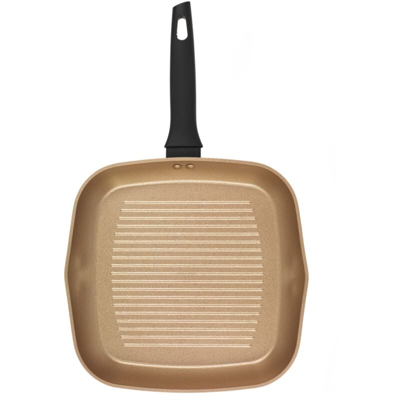 foto del prodotto russell hobbs rh01674beu7 opulence bistecchiera antiaderente da 28 cm 7 volte pi robusta, adatta per l uso su piani a induzione e lavabile in