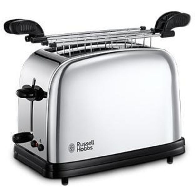 foto del prodotto russell hobbs tostapane 1200w acciaio lucido 2pinze rh23310 57