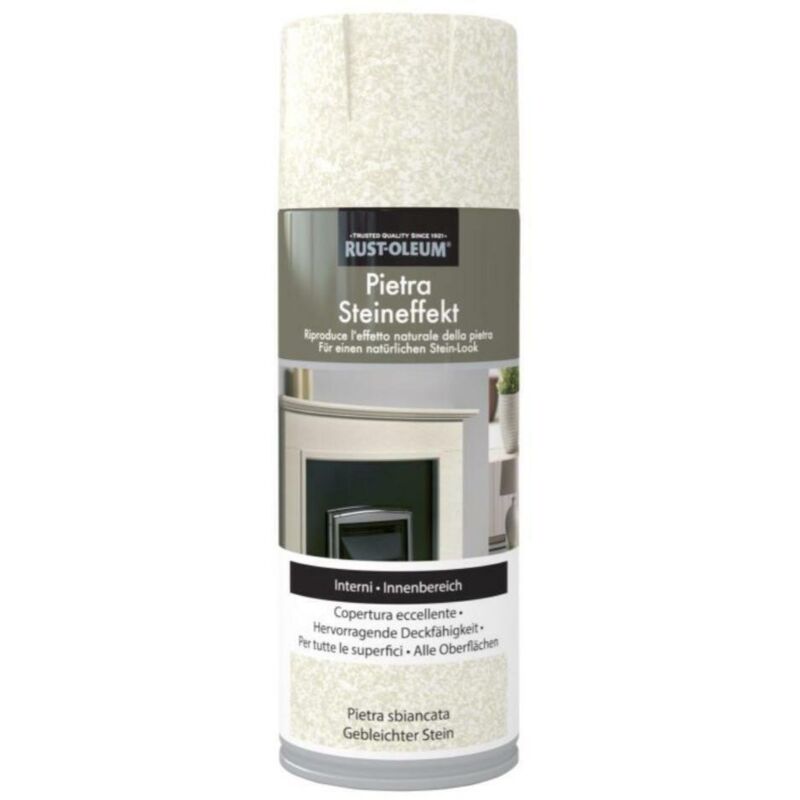 foto del prodotto rust oleum spray effetto pietra sbiancata 400 ml
