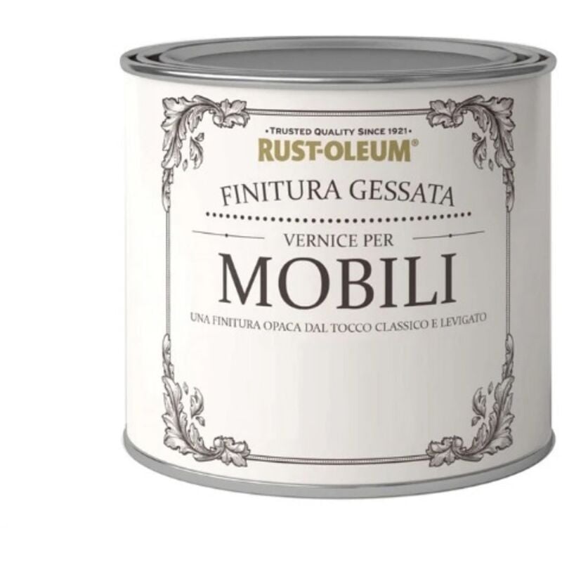 foto del prodotto rust oleum vernice legno chalky effetto gessato colore rosa cina 0,5l