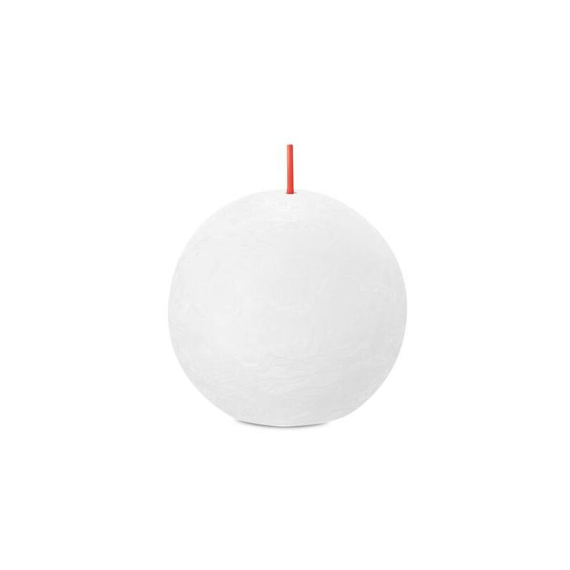 foto del prodotto rustic ball cloudy white 76 bolsius
