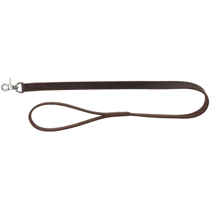 foto del prodotto rustic guinzalio in pelle l xl 1m 25mm mar.scuro