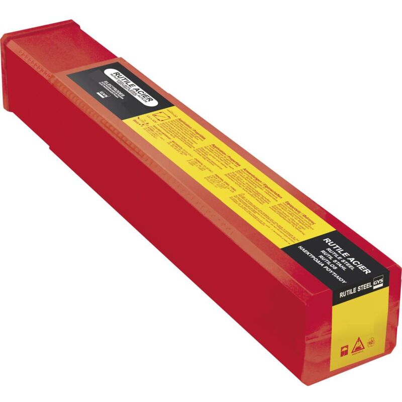 foto del prodotto rutil e6013 3,25 mm elettrodi per saldatura 175 pz. x l 3.2 mm x 350 mm 80 130 a gys