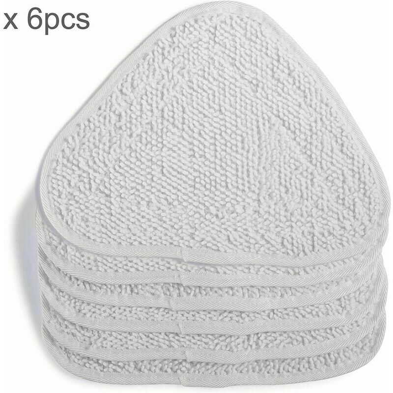 foto del prodotto rwoythk 6x coperture di ricambio per vileda steam pulitore a vapore copertura di ricambio 100 hot spray mop, confezione famiglia, bianco
