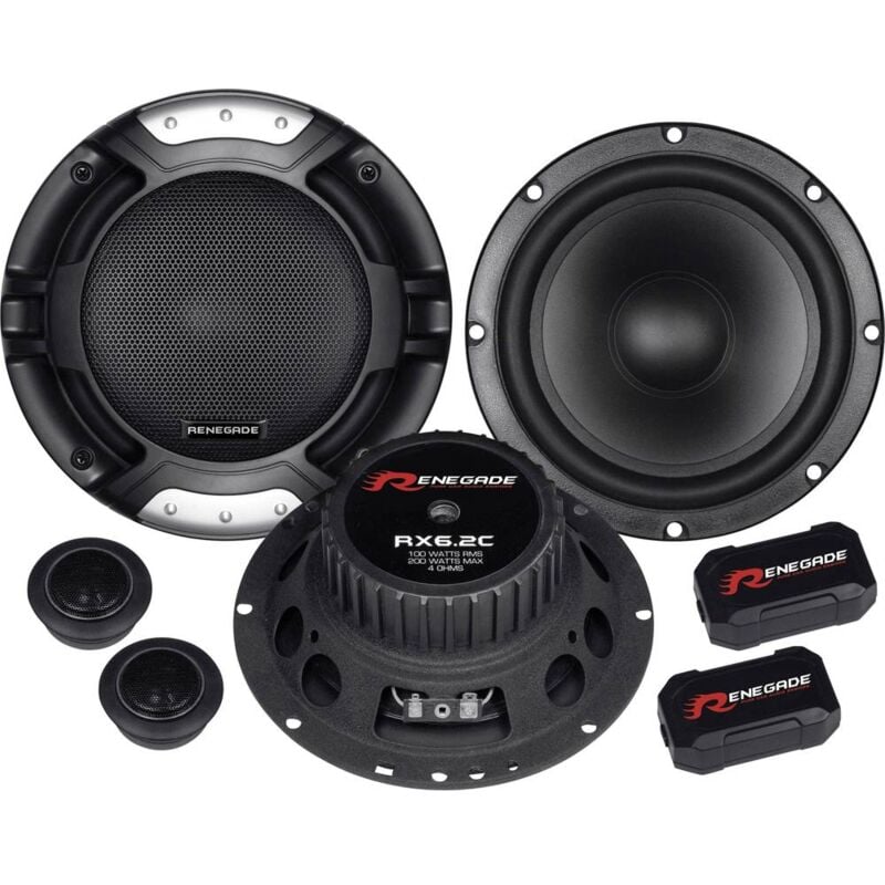 foto del prodotto rx6.2c kit altoparlanti da incasso a 2 vie 200 w contenuto 1 pz. renegade