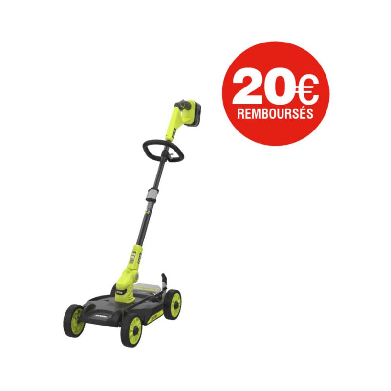 foto del prodotto ry18lmc30a 120 18v one 30 cm di taglio 1 batteria 2,0 ah 1 caricatore rapido ryobi