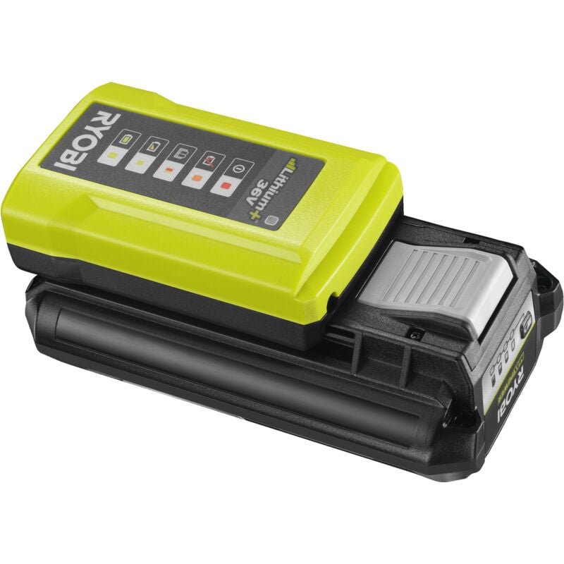 foto del prodotto ry36bc17a 120 kit batteria 36v max power 2.0 ah caricabatterie ryobi