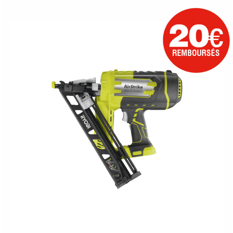 foto del prodotto ryobi 18v one chiodatrice ad aria compressa per finitura inclinata 15 g senza batteria o caricabatterie r15gn18 0