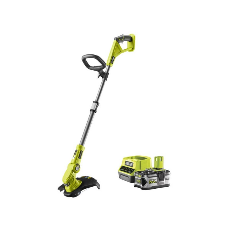 foto del prodotto ryobi 18v oneplus tagliabordi 1 batteria 5.0 ah 1 caricatore rapido rlt183250f