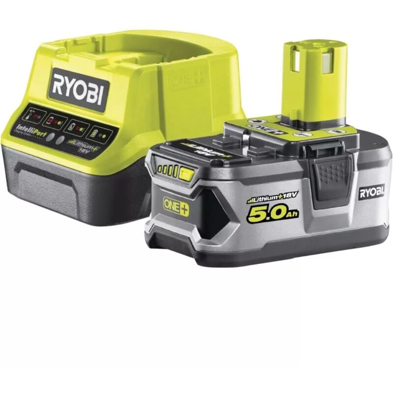 foto del prodotto ryobi batteria 18v oneplus 5.0ah lithiumplus 1 caricatore rapido 2.0ah rc18120 150