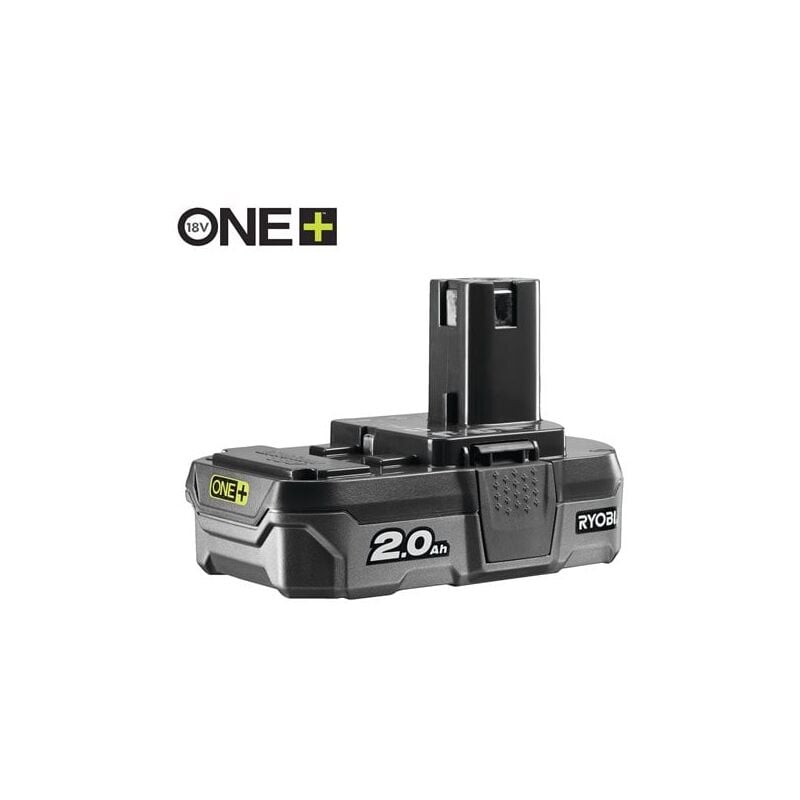 foto del prodotto ryobi batteria agli ioni di litio 18 v one 2,0 ah con indicatore del livello di carica adatta per utensili compatibili con one garanzia di 3