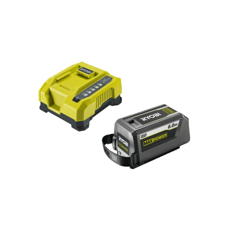 foto del prodotto ryobi batteria ry36bk60b 160 36v max power 6.0ah 1 caricatore rapido
