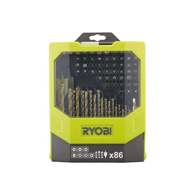 foto del prodotto ryobi box set 86 accessori misti foratura e avvitamento rak86mixc
