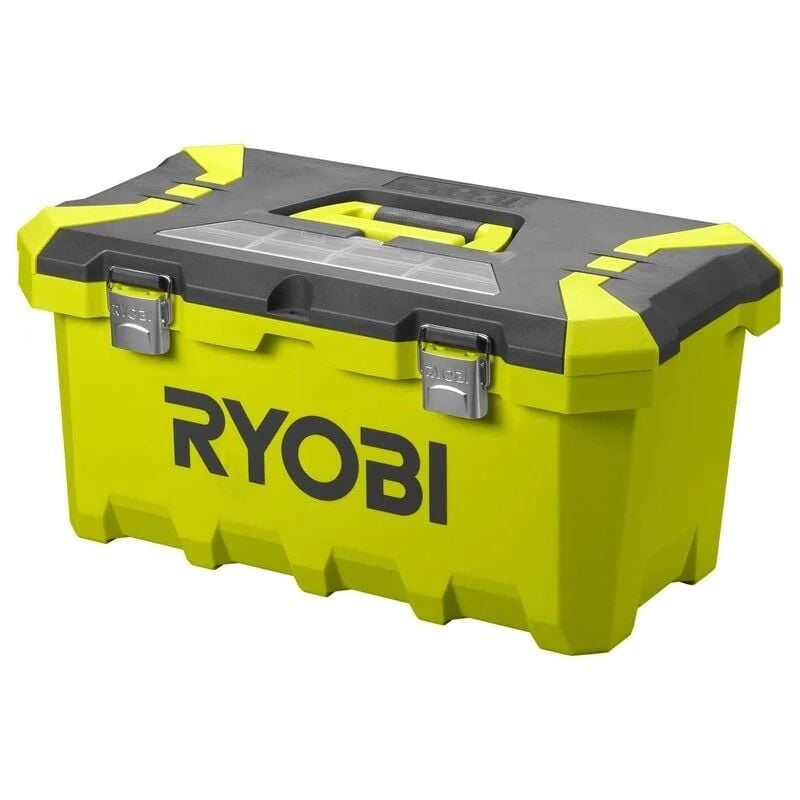 foto del prodotto ryobi cassetta degli attrezzi con elementi di fissaggio in metallo 49 x 29 x 24 cm 33l rtb19inch