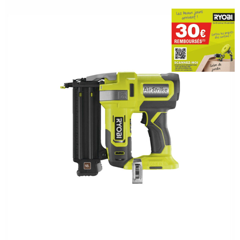 foto del prodotto ryobi chiodatrice ad aria compressa 18v one 18 g senza batteria o caricatore r18gn18 0
