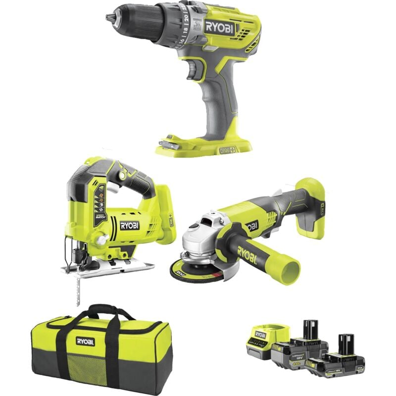 foto del prodotto ryobi combo rck183i 242s 18v 2ah 4ah