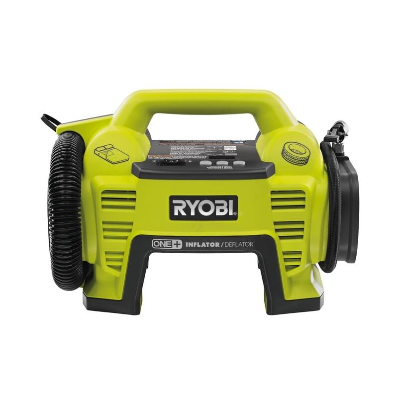 foto del prodotto ryobi compressore gonfiatore 18v fino a 10,3 bar fino a 210 l min fornito con 3 ugelli di gonfiaggio r18i 0