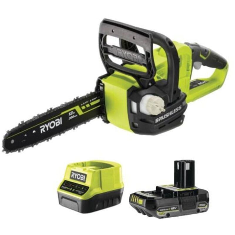 foto del prodotto ryobi confezione 18v oneplus motosega ocs1830 1 batteria 2,5ah 1 caricatore rapido rc18120 125