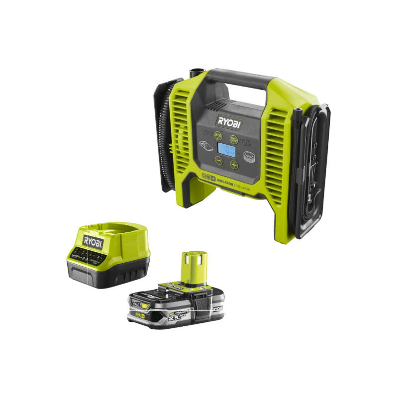foto del prodotto ryobi confezione compressore 18v r18mi 0 1 batteria 2,5ah 1 caricatore rapido rc18120 125