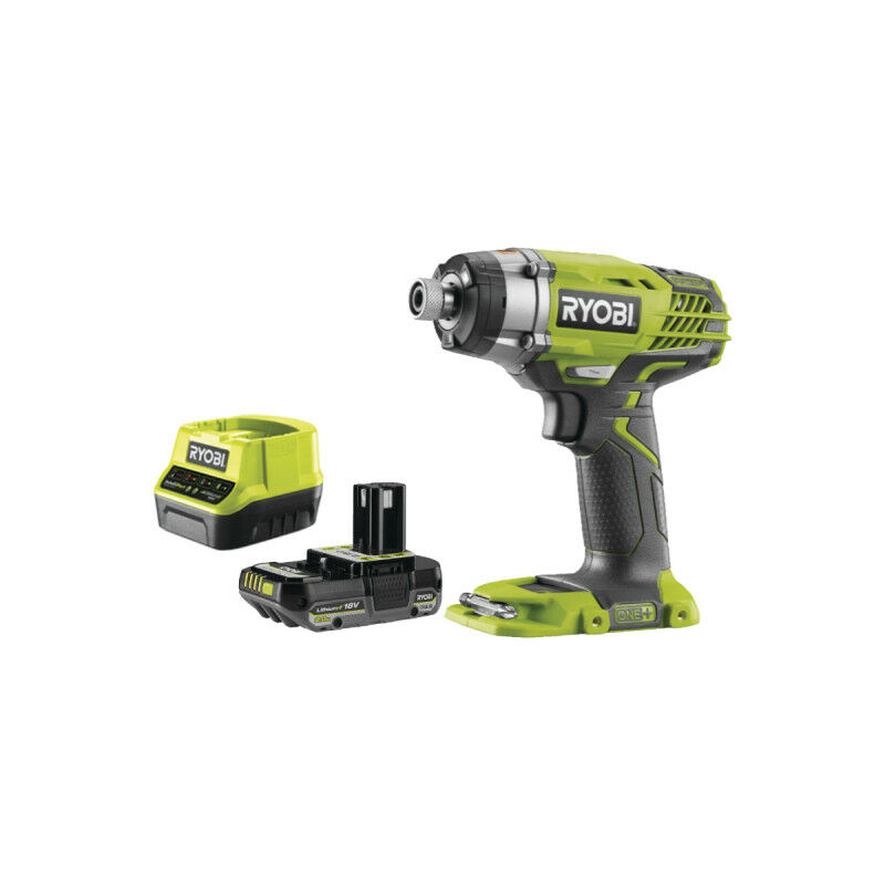 foto del prodotto ryobi confezione impact driver r18id3 0 18v oneplus 1 batteria 2.0ah 1 caricatore rapido