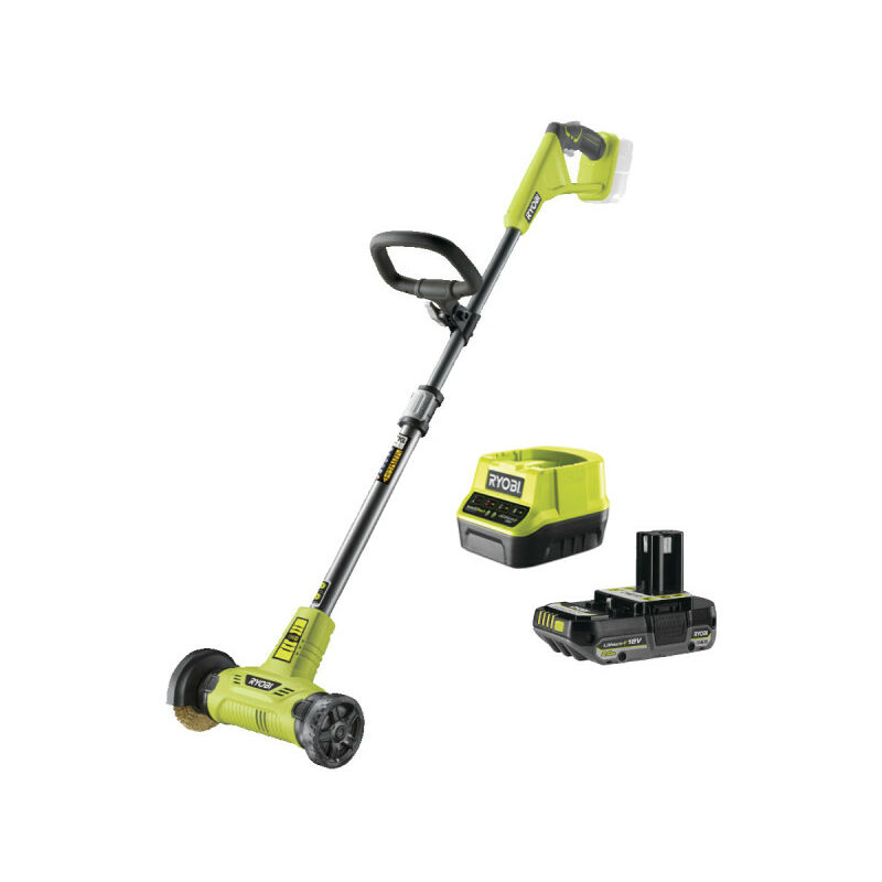 foto del prodotto ryobi confezione lavapavimenti ry18pca 0 18v oneplus con spazzola per fughe 1 batteria 2.0ah 1 caricabatterie ra