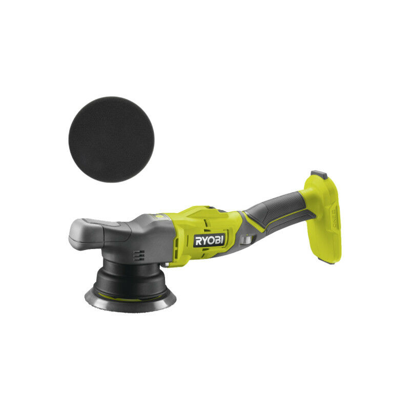 foto del prodotto ryobi confezione lucidatrice r18p 0 18v senza batteria e caricabatterie disco di finitura rakpfp01 125 mm