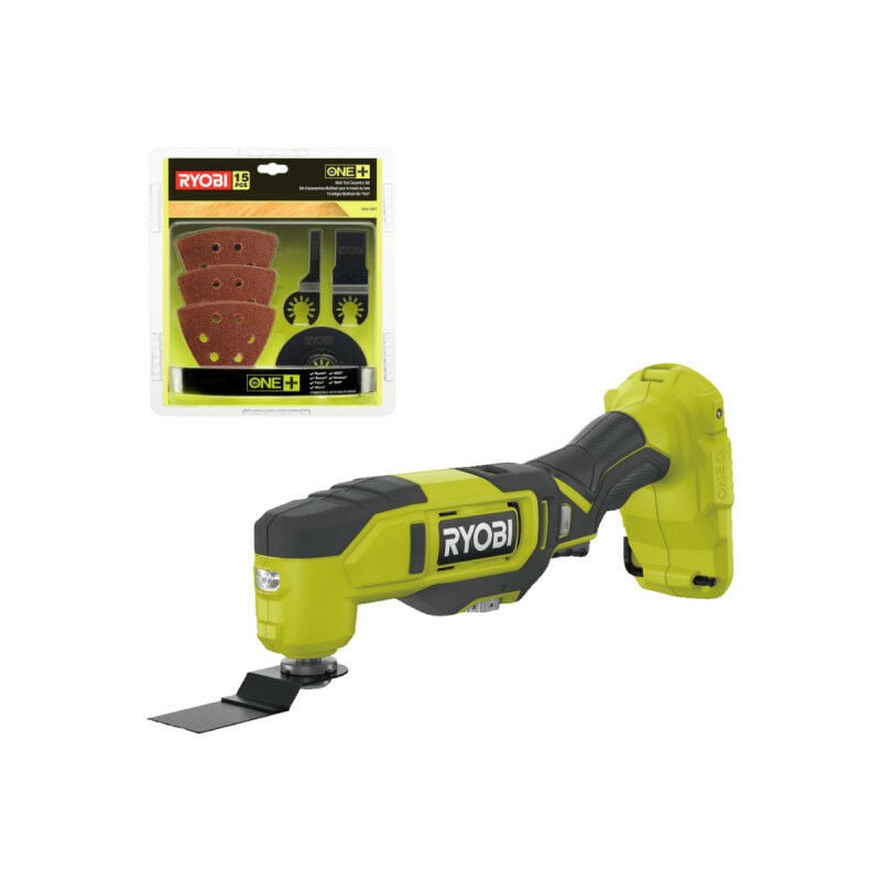 foto del prodotto ryobi confezione multiutensile rmt18 0 18v oneplus 11 accessori senza batteria e caricabatterie kit speciale l