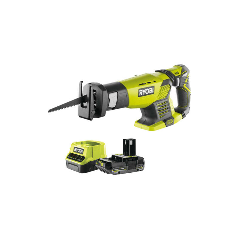foto del prodotto ryobi confezione sega a nastro rrs1801m 18v oneplus 1 batteria 2.0ah 1 caricabatterie rapido