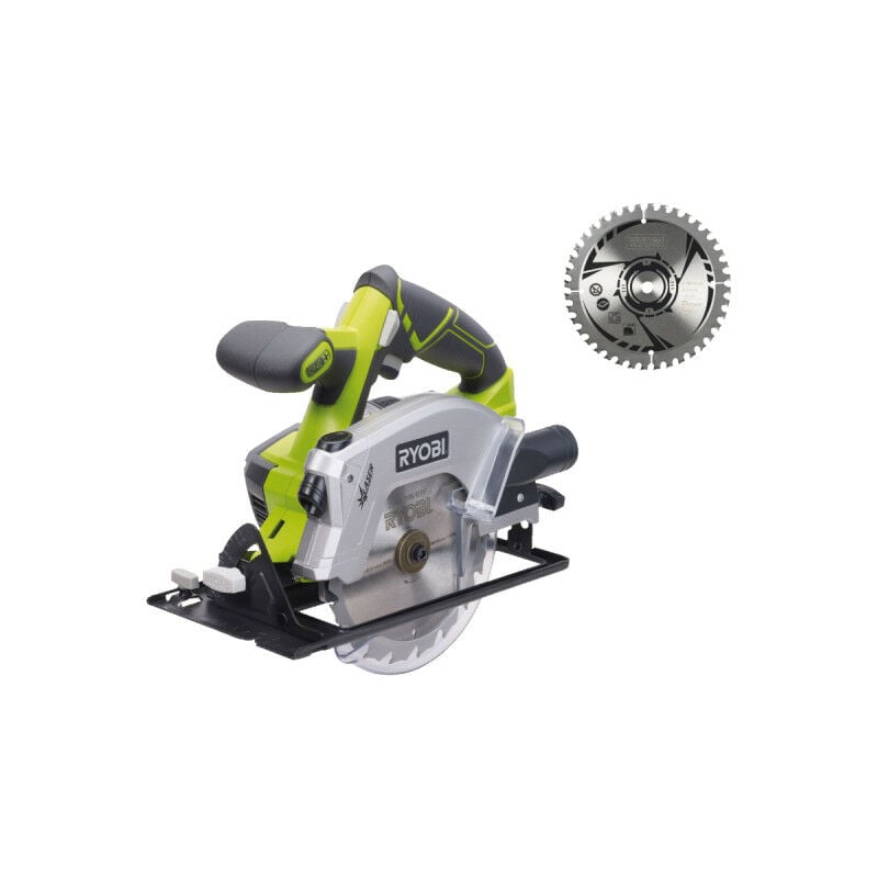 foto del prodotto ryobi confezione sega circolare rwsl1801m 18v oneplus diametro 150 mm senza batteria o caricatore lama csb150t