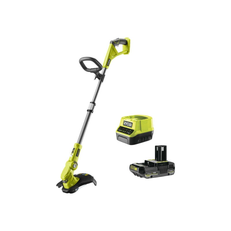 foto del prodotto ryobi confezione tagliabordi tagliabordi olt1832 18v oneplus 1 batteria 2.0ah 1 caricabatterie veloce