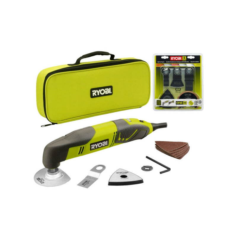 foto del prodotto ryobi confezione utensile multifunzione rmt200 s 200w kit 5 pezzi per piastrelle rak05mt