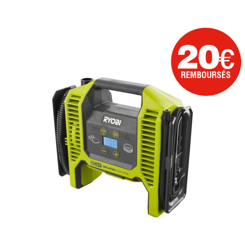 foto del prodotto ryobi gonfiatore a compressore 18v senza batteria o caricatore r18mi 0