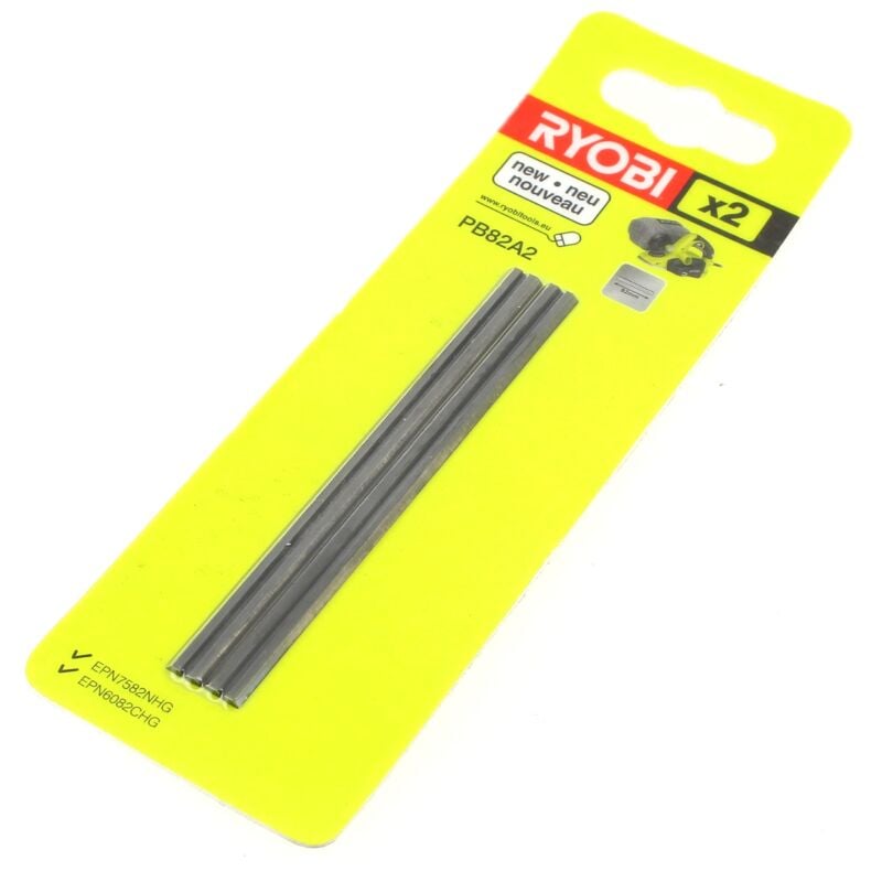 foto del prodotto ryobi lame per pialla 82mm set di 2 per pialla