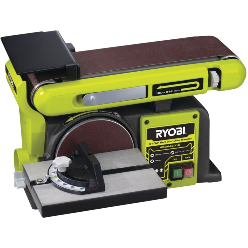 foto del prodotto ryobi levigatrice a nastro e disco elettrica rbds4601g 375 w